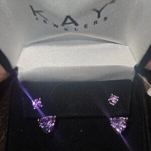 Amethyst earrings